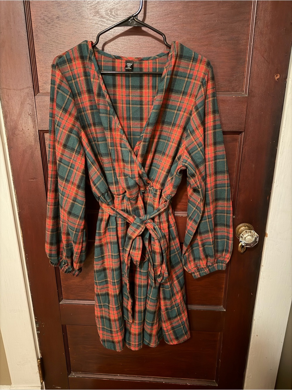 Plaid Holiday Dress